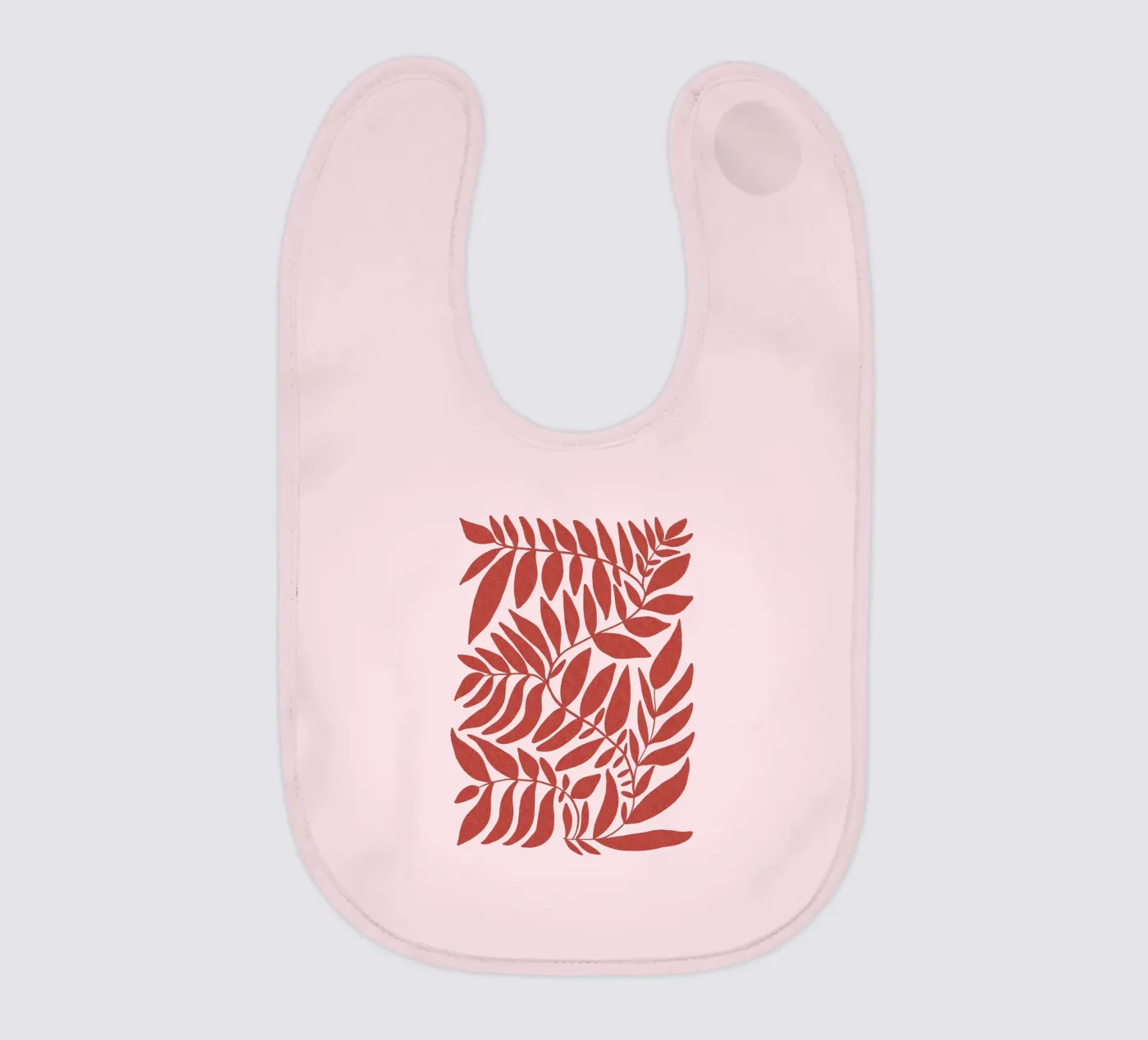 Leafy red Babylätzchen von TijanaArtStudio88