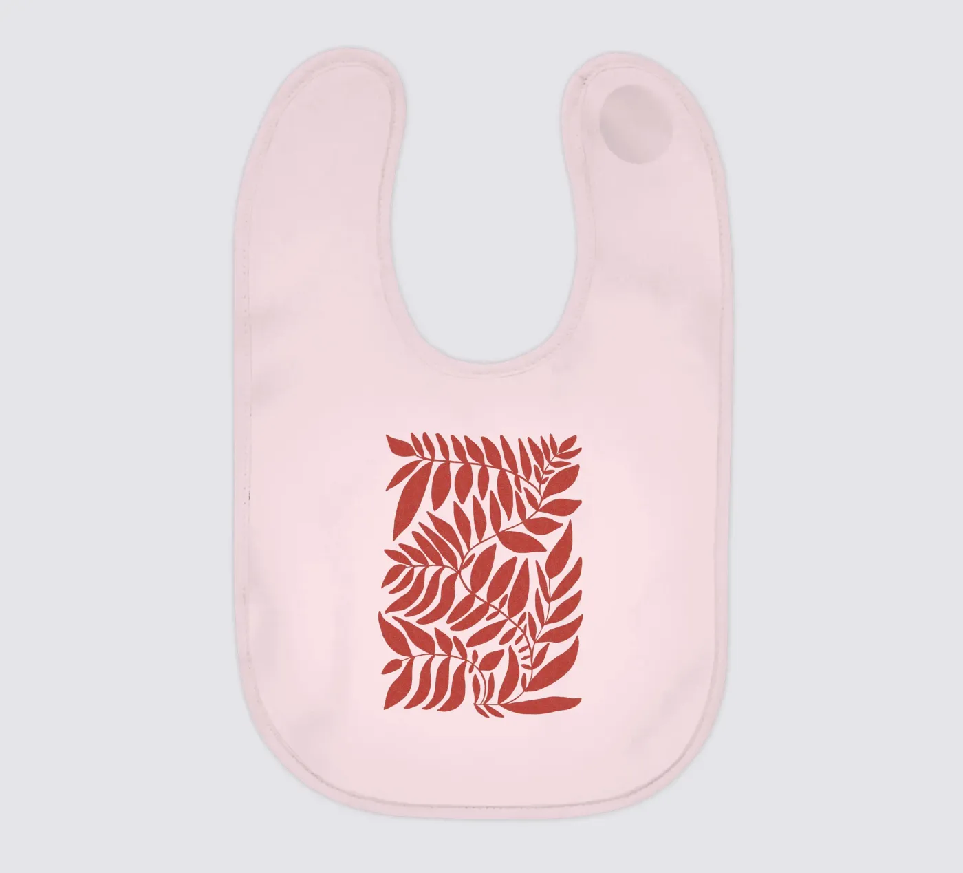 Leafy red Babylätzchen von TijanaArtStudio88