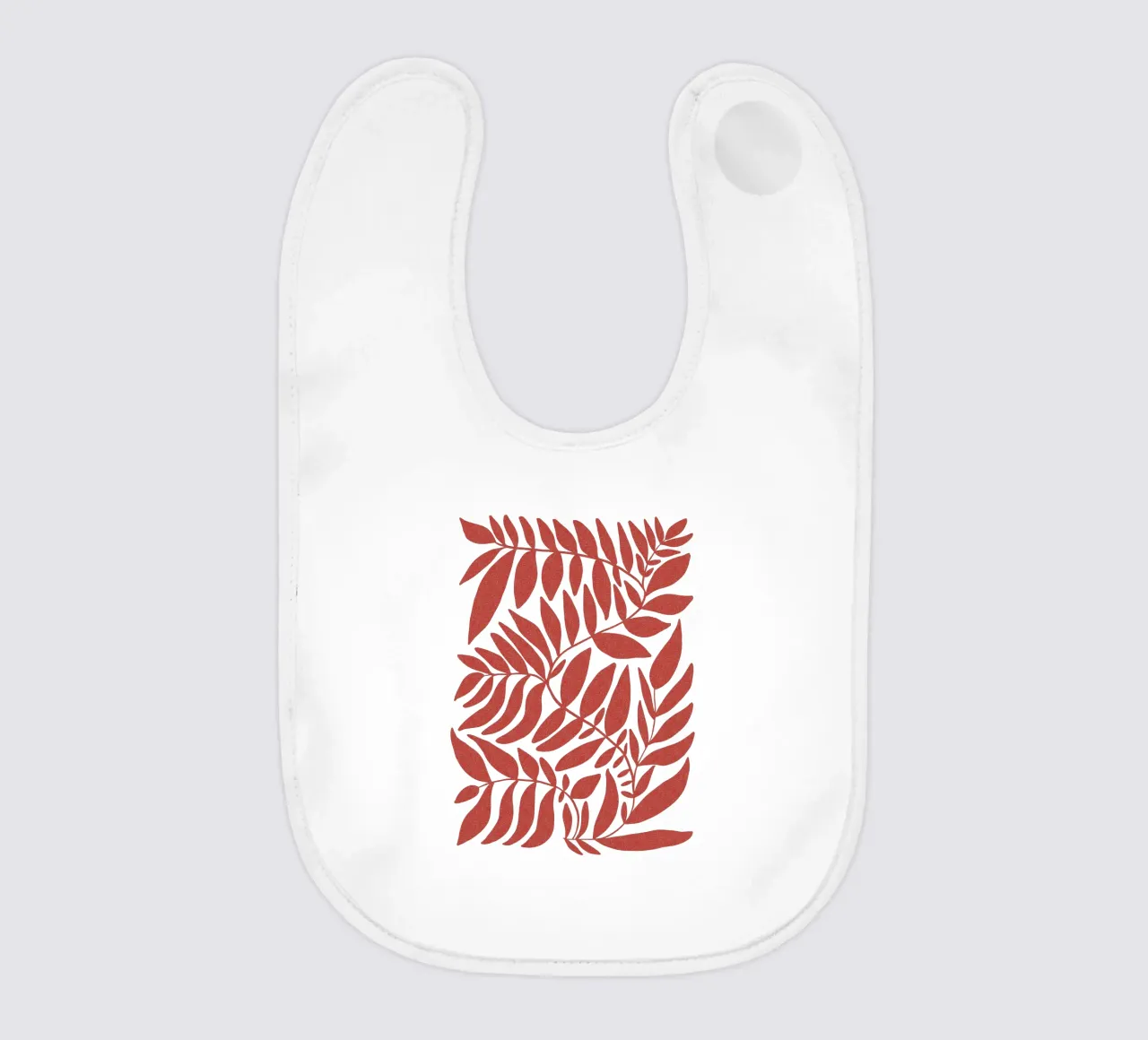 Leafy red bavaglino da TijanaArtStudio88