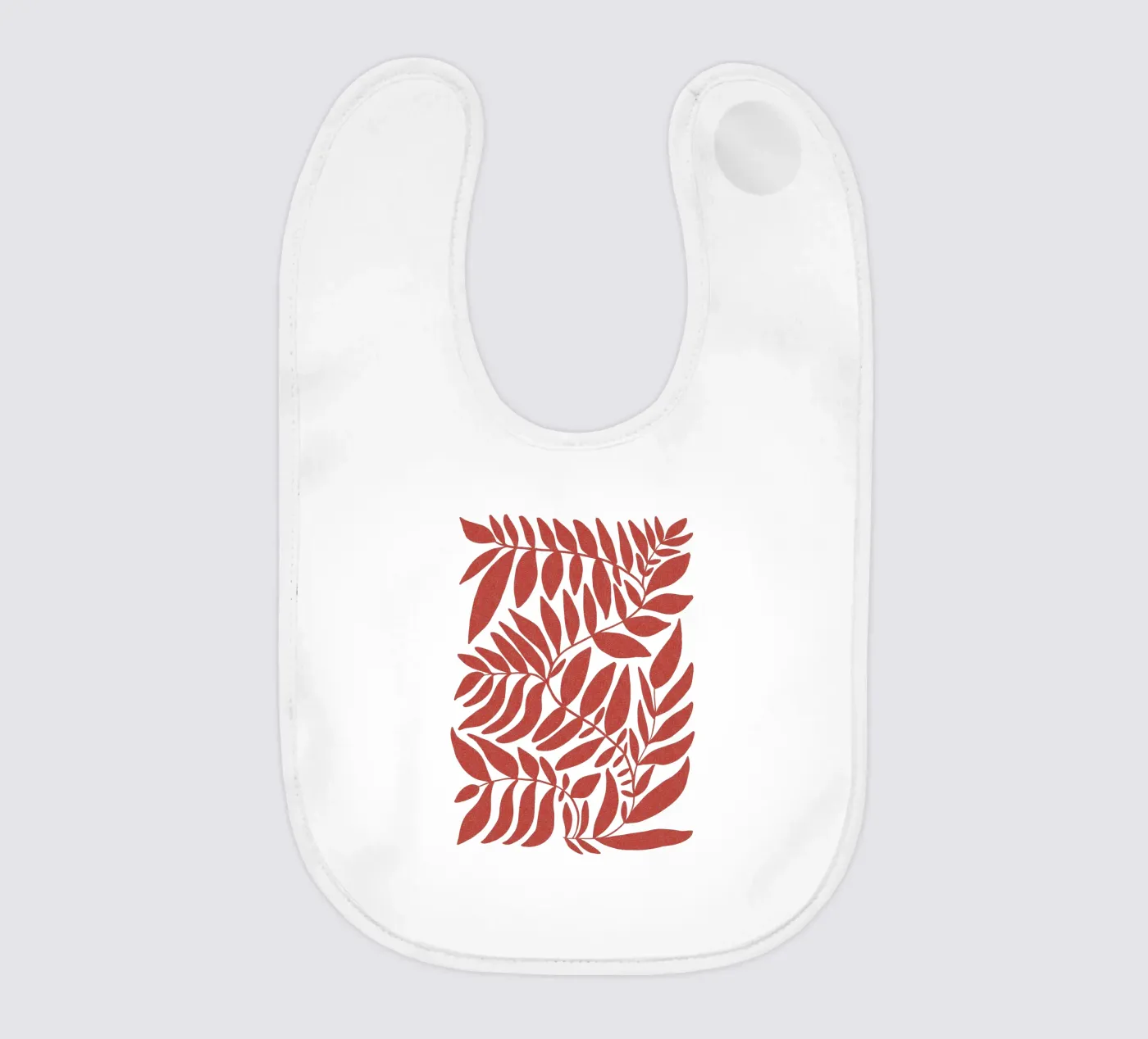 Leafy red bavaglino da TijanaArtStudio88