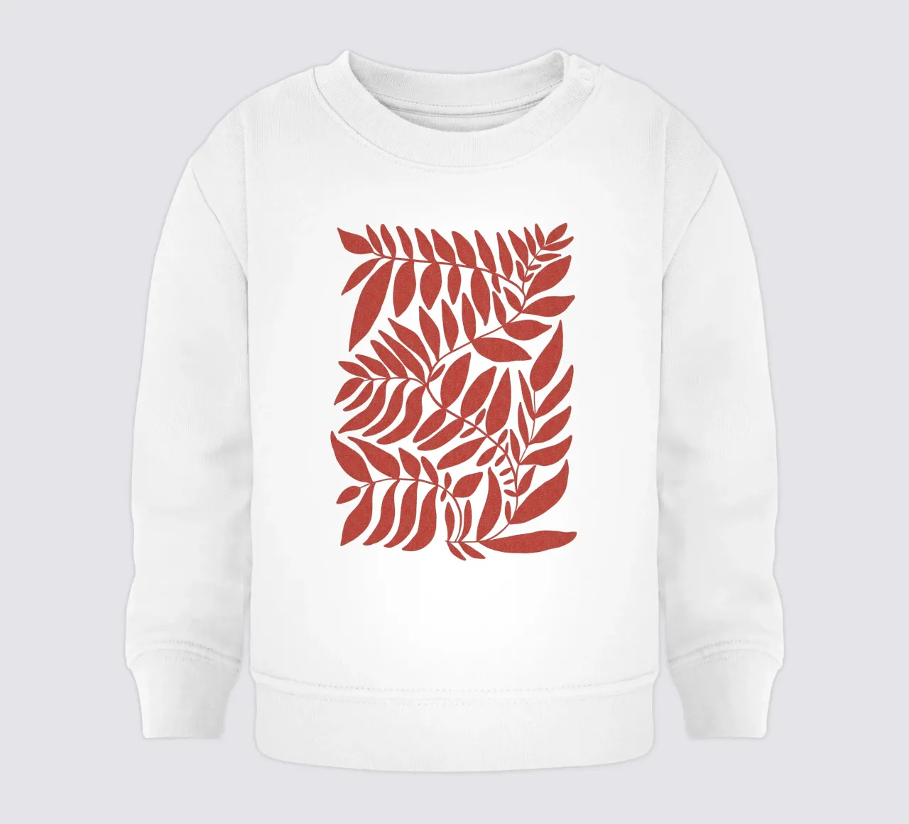 Leafy red felpa neonato da TijanaArtStudio88