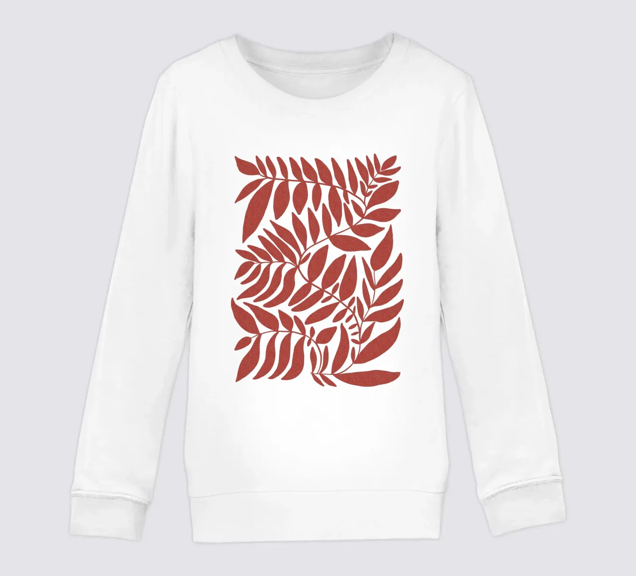 Leafy red felpa bambino da TijanaArtStudio88
