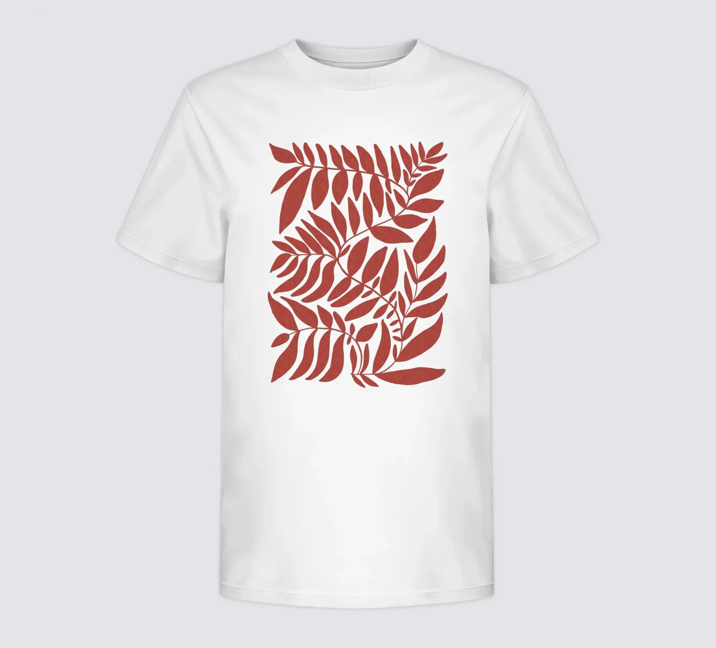Leafy red t-shirt bambini da TijanaArtStudio88