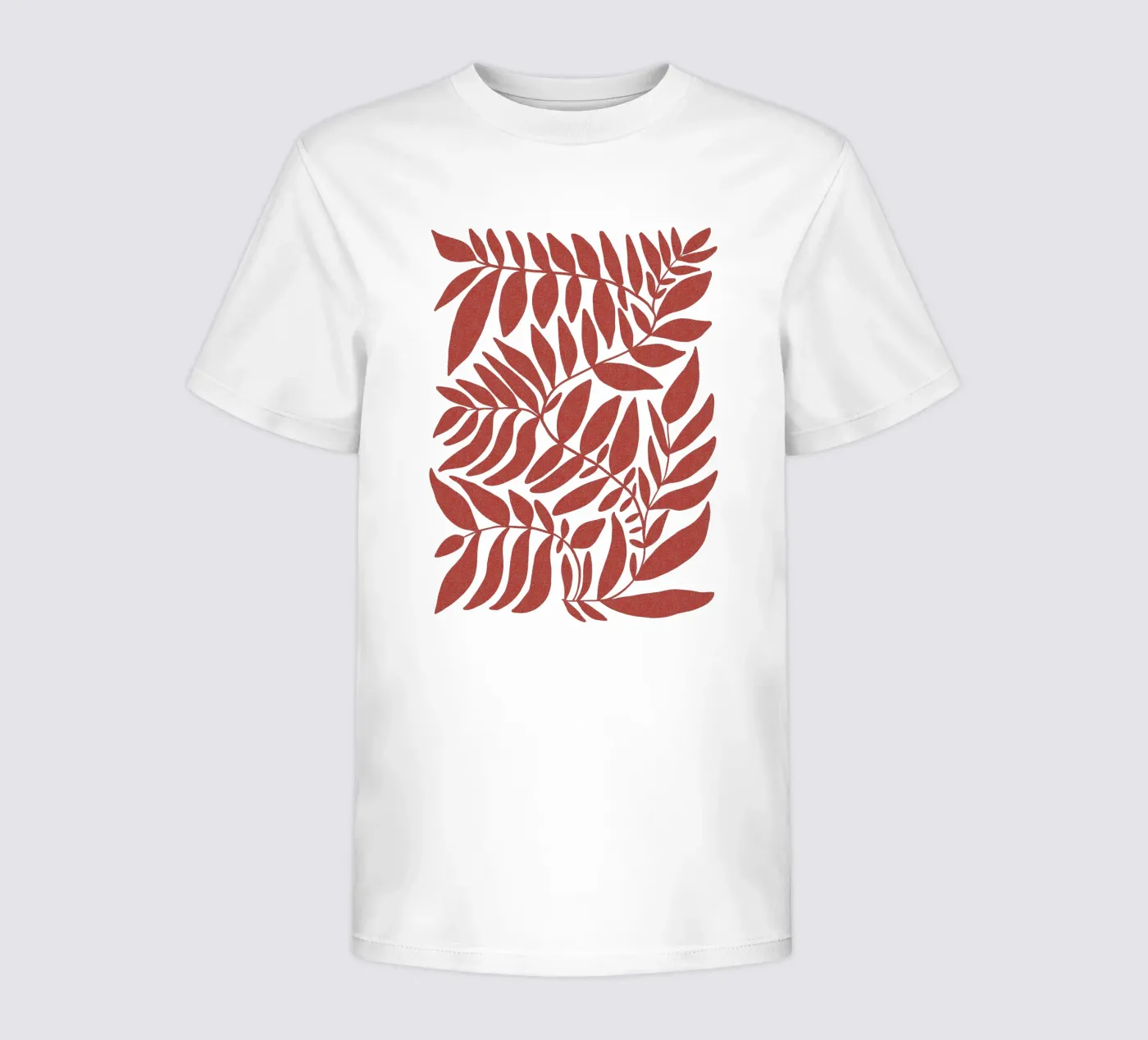 Leafy red t-shirt bambini da TijanaArtStudio88
