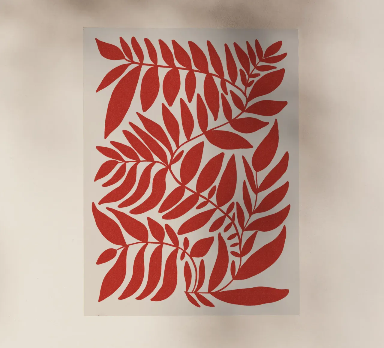 Leafy red pellicola backlit da TijanaArtStudio88