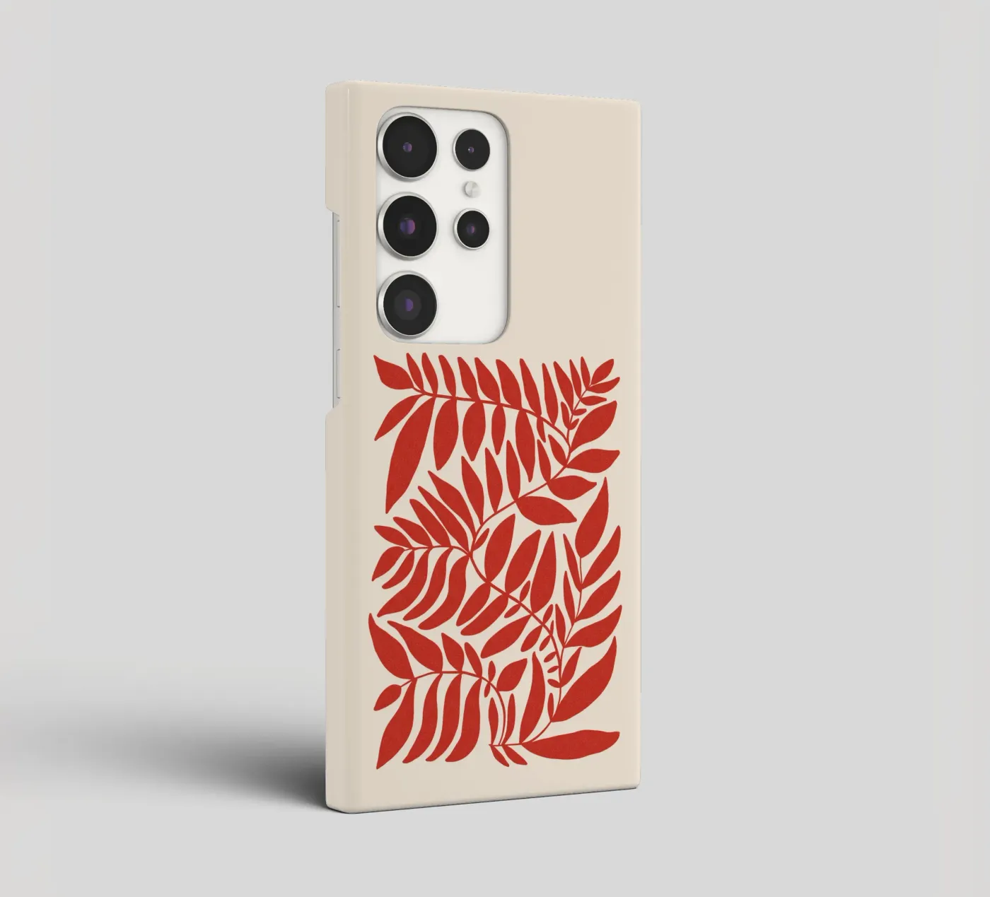 Leafy red cover samsung da TijanaArtStudio88
