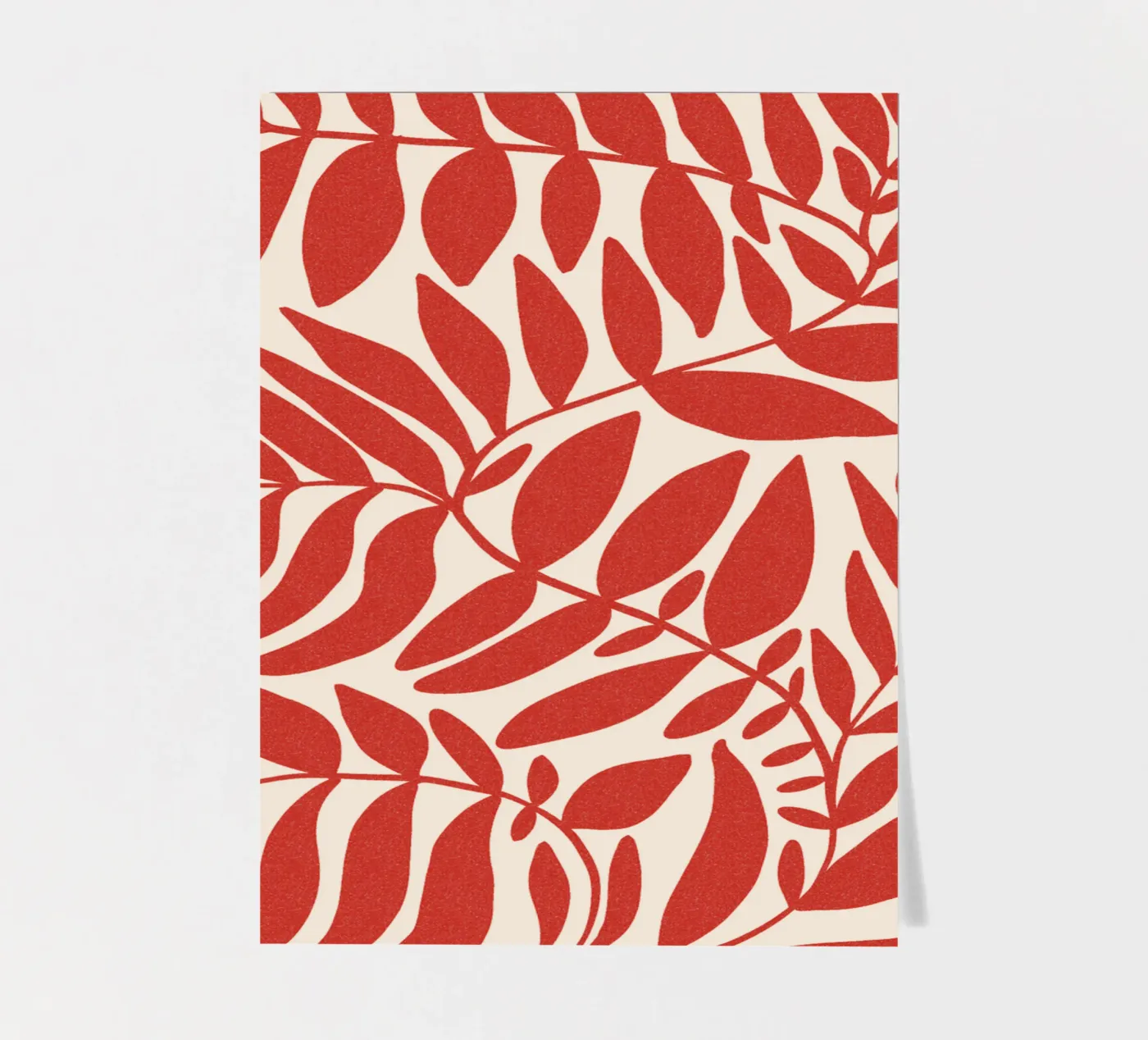 Leafy red sticker sheet by TijanaArtStudio88