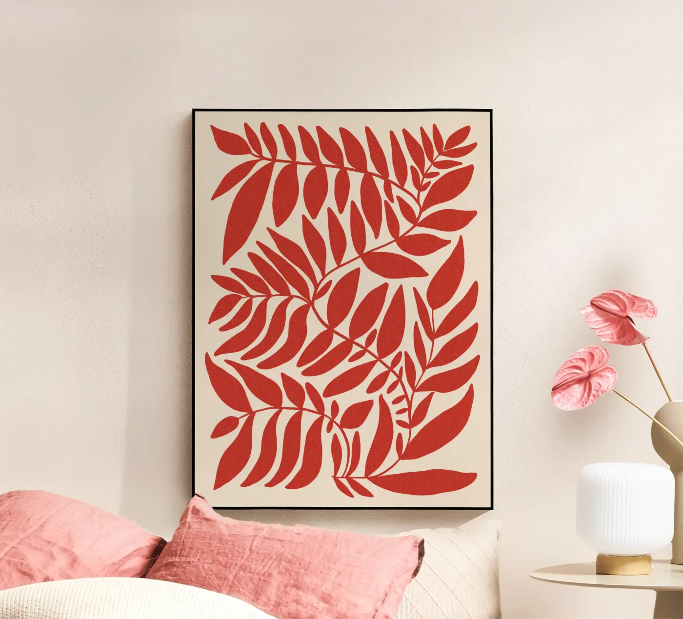 Leafy red plexiglass da TijanaArtStudio88