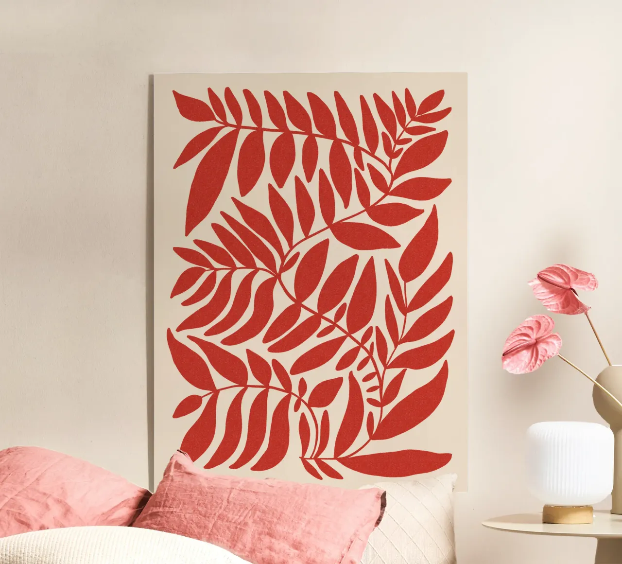 Leafy red plexiglass da TijanaArtStudio88