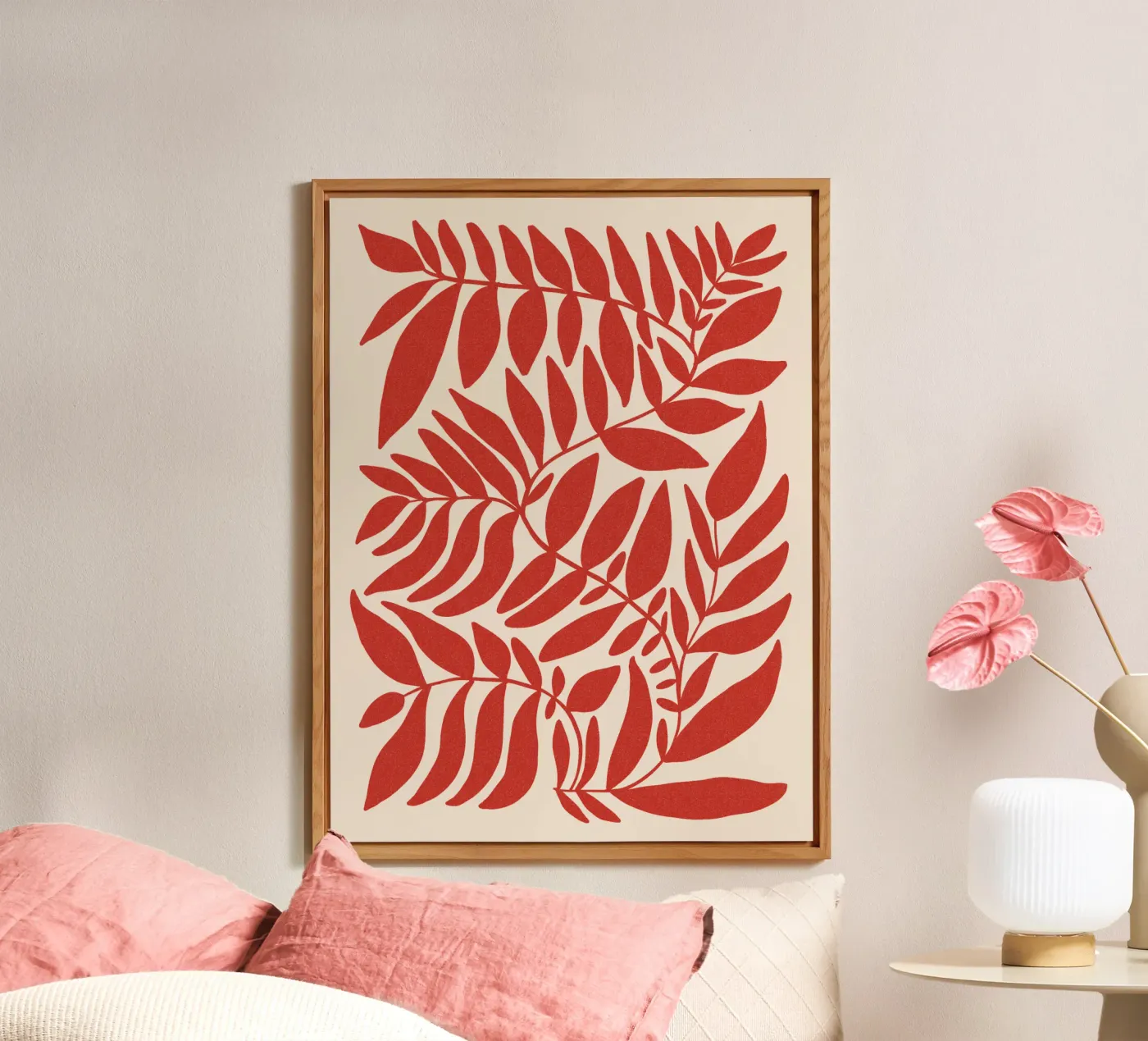Leafy red forex plate by TijanaArtStudio88