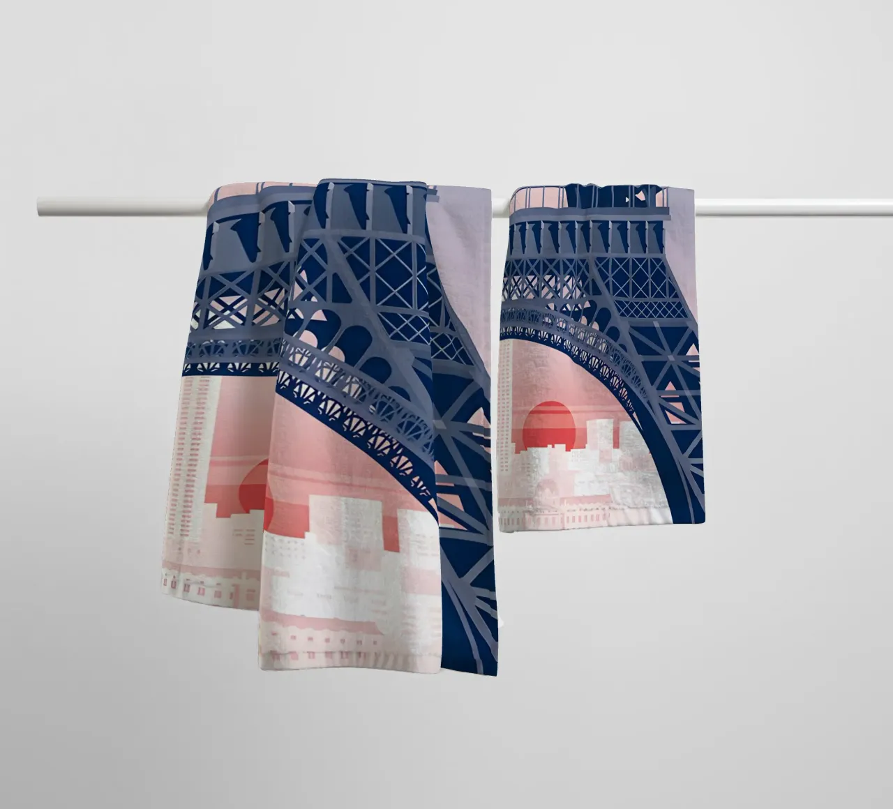 torre eiffel parigi asciugamano da bagno da William Allen