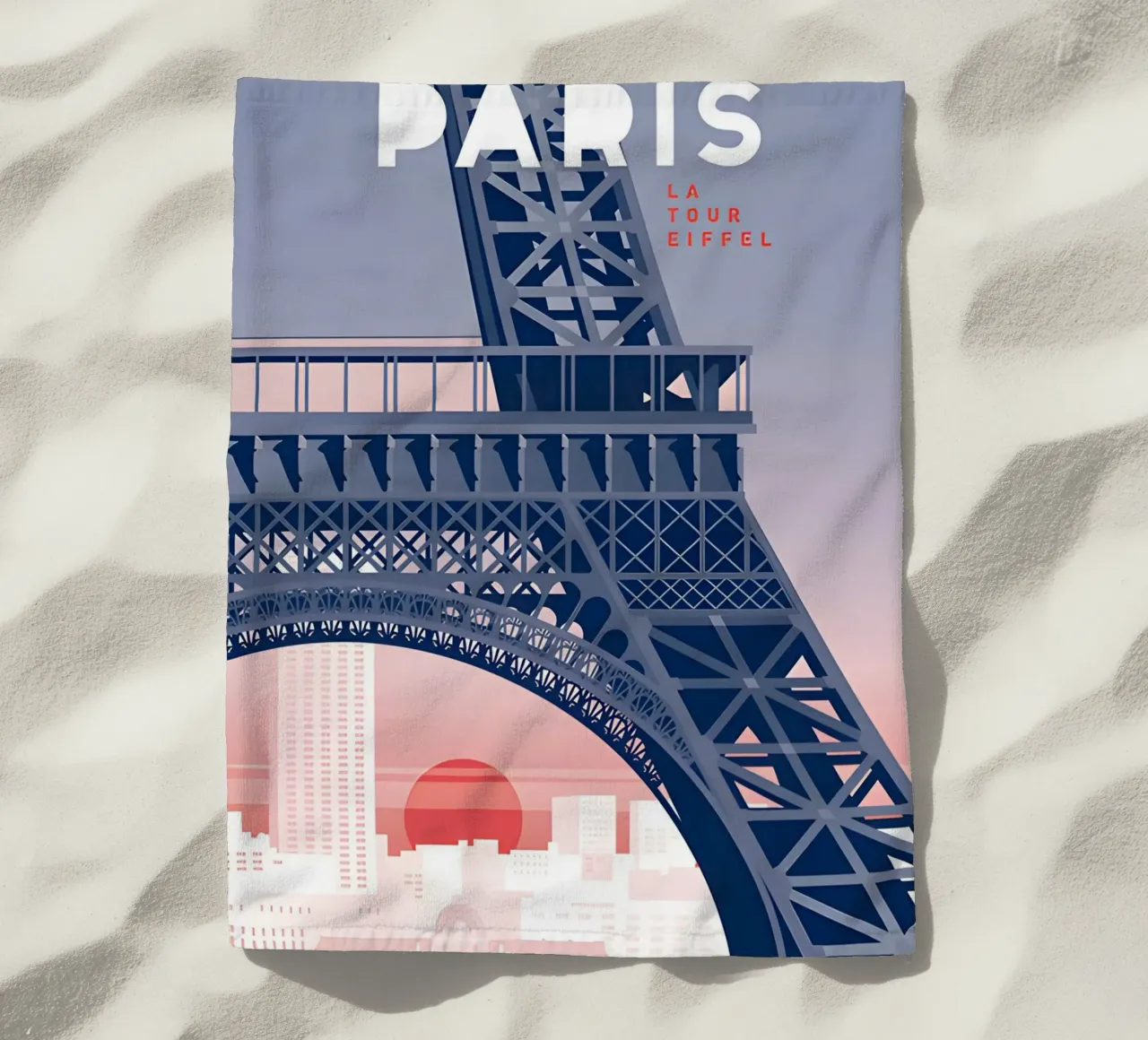 torre eiffel parigi telo mare da William Allen