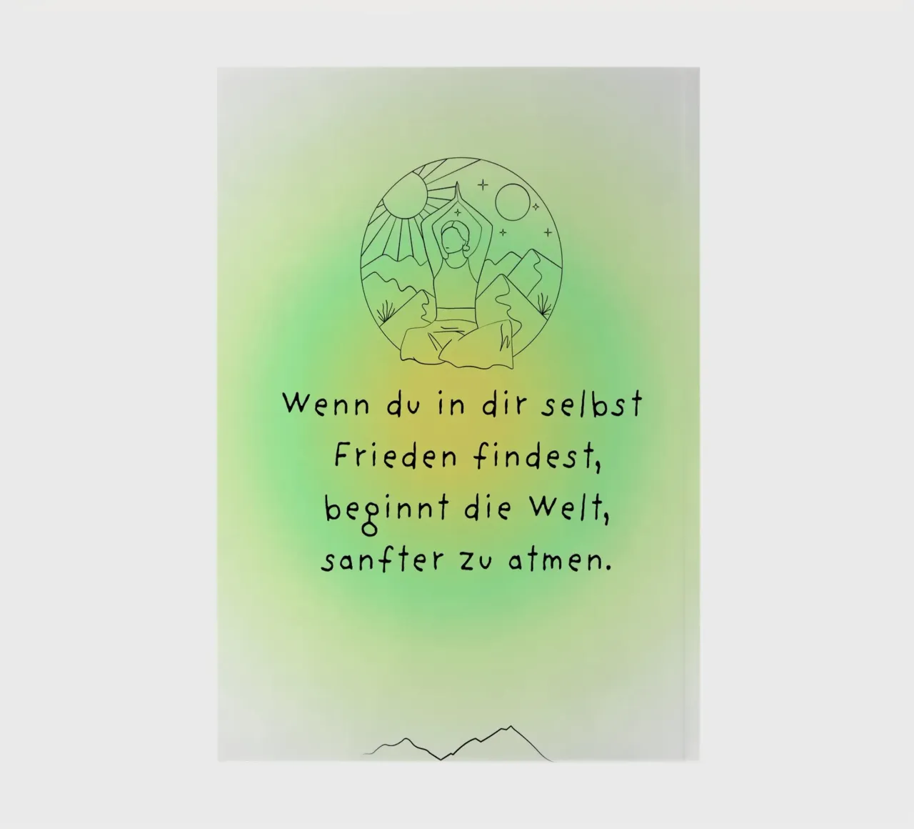 Frieden in dir notebook by AESTHETIC VIBES by Isabel