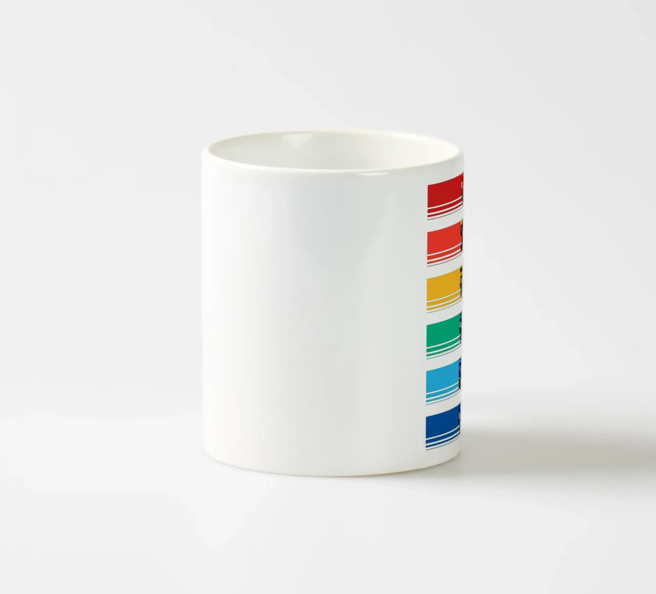 Auto da corsa di Formula retrò tazza in ceramica da Mariel Toigo