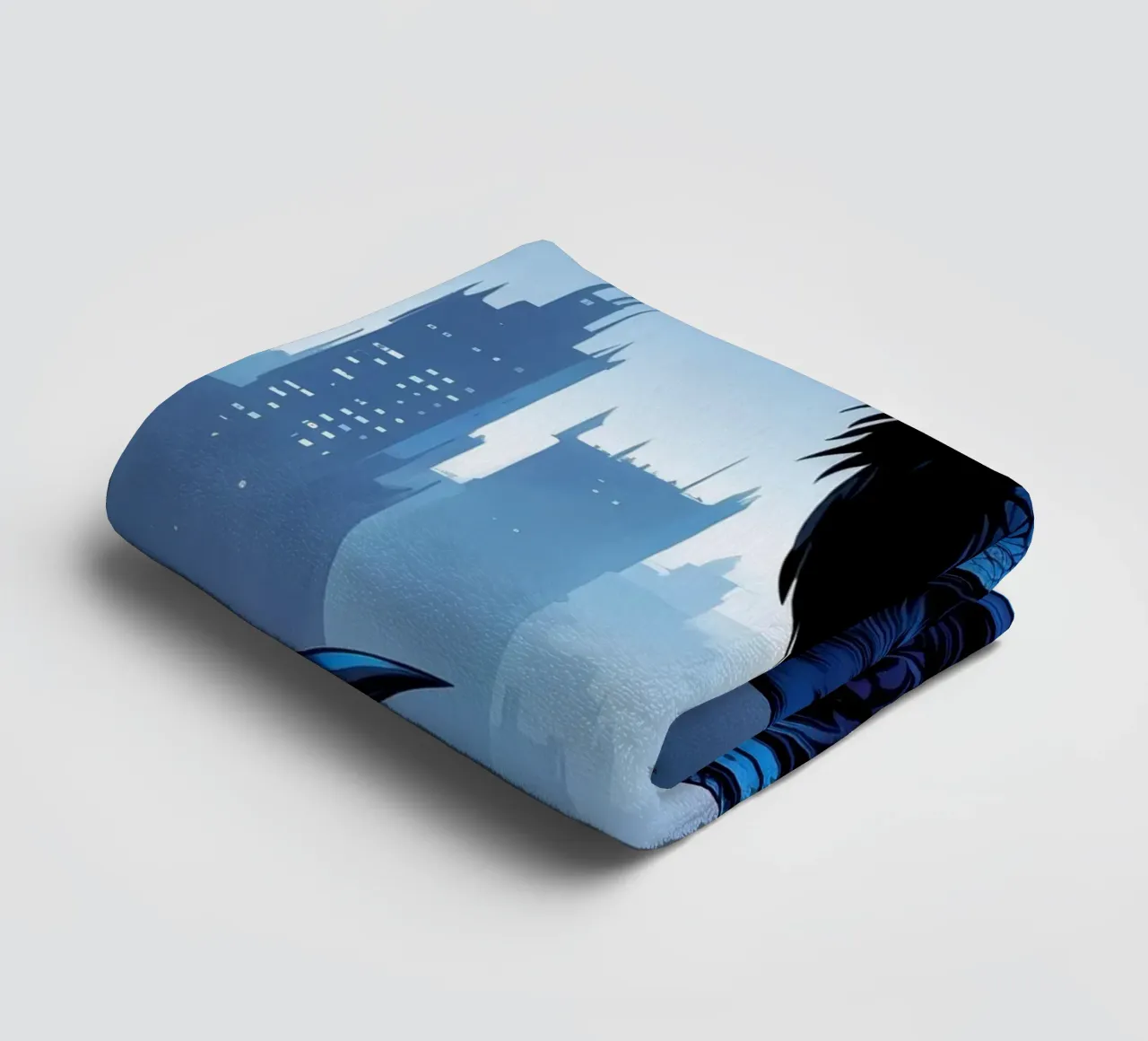 Raven on a gothic tower towel by pixelbull - medieval art and more