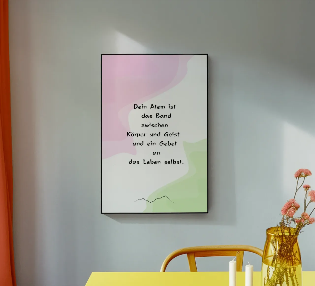 Dein Atem plexiglass da AESTHETIC VIBES by Isabel