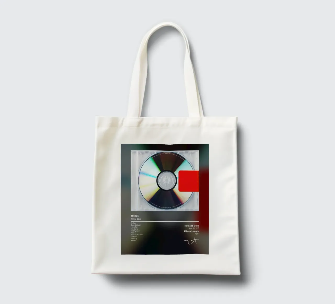 Yeezus (2013) Kanye West tote bag by DGUnder