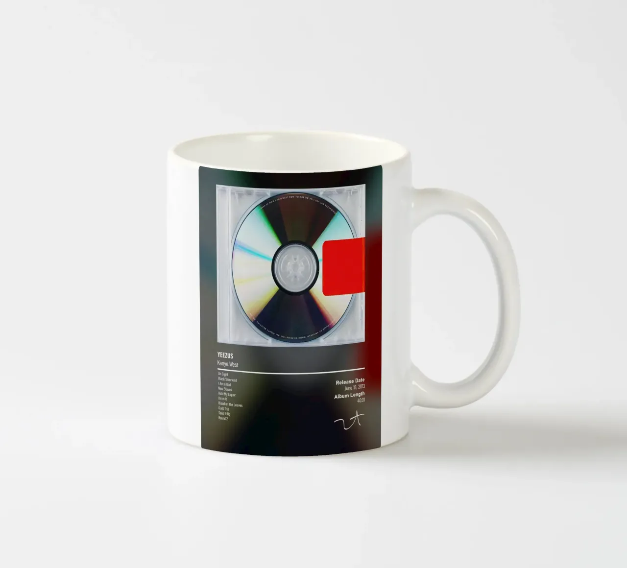 Yeezus (2013) Kanye West tazza in ceramica da DGUnder