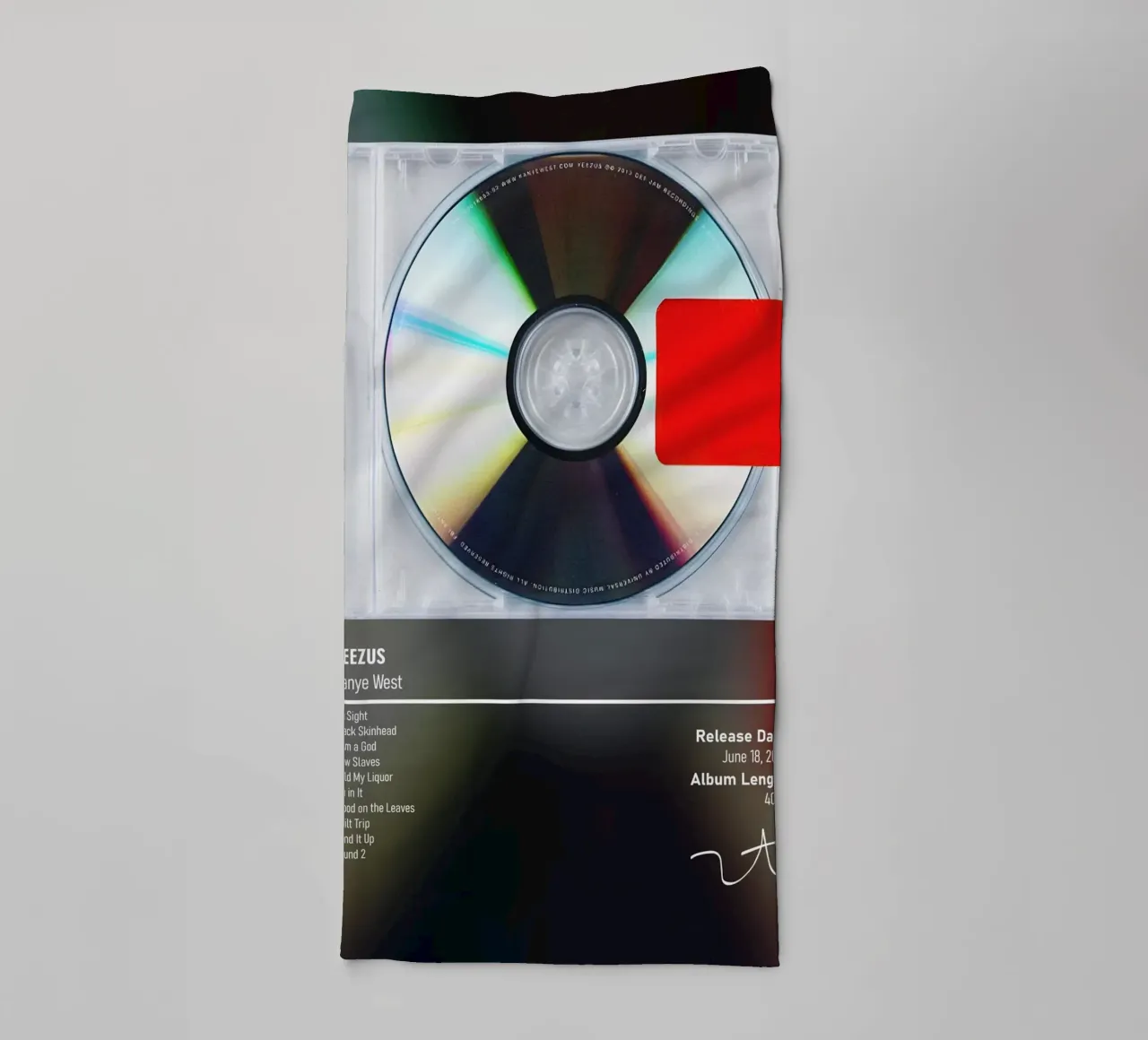 Yeezus (2013) Kanye West towel by DGUnder