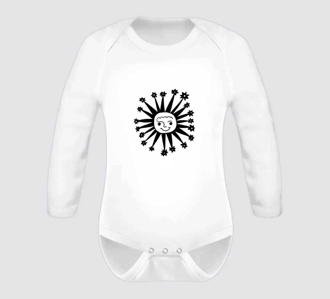 Celestial vibes body neonato maniche lunghe da TijanaArtStudio88
