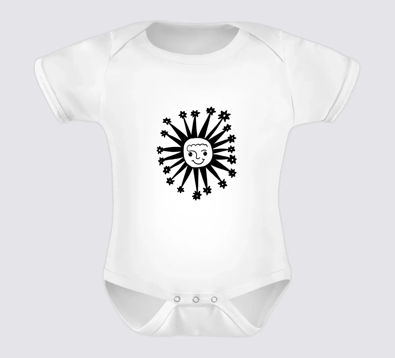 Celestial vibes body neonato maniche corte da TijanaArtStudio88