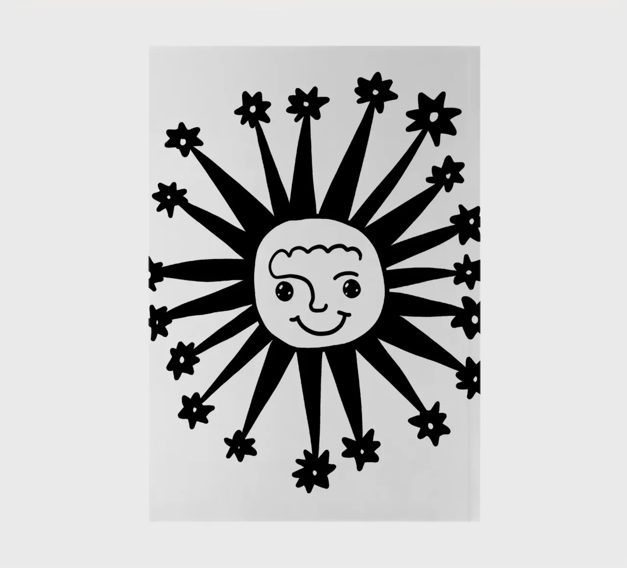 Celestial vibes notebook by TijanaArtStudio88