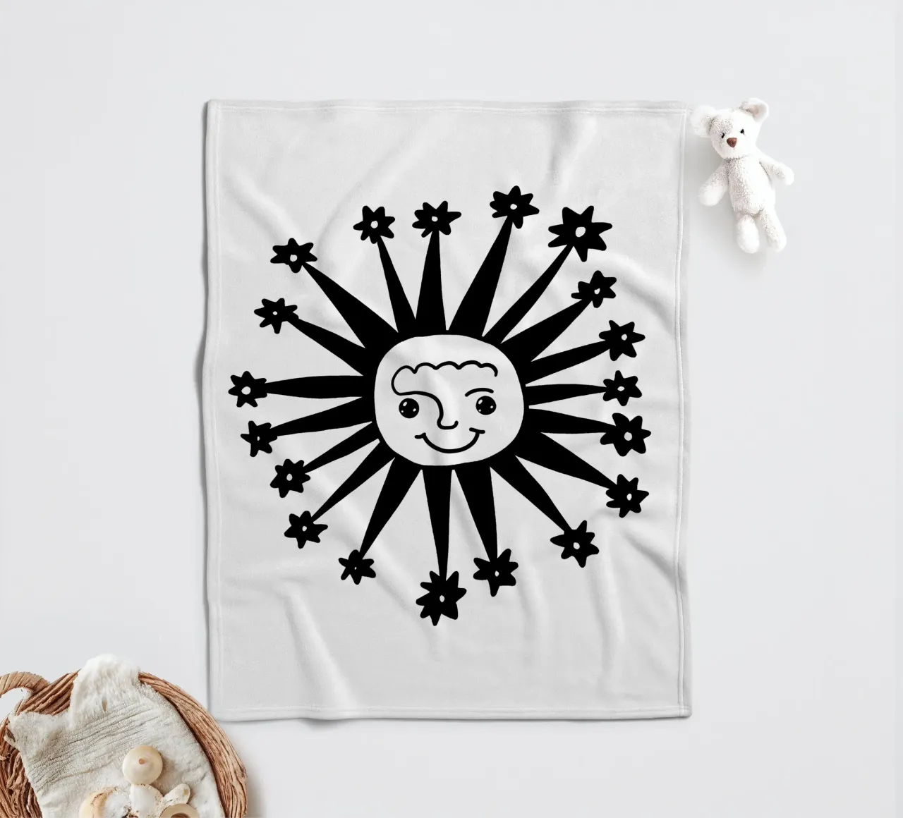 Celestial vibes coperta in pile da TijanaArtStudio88