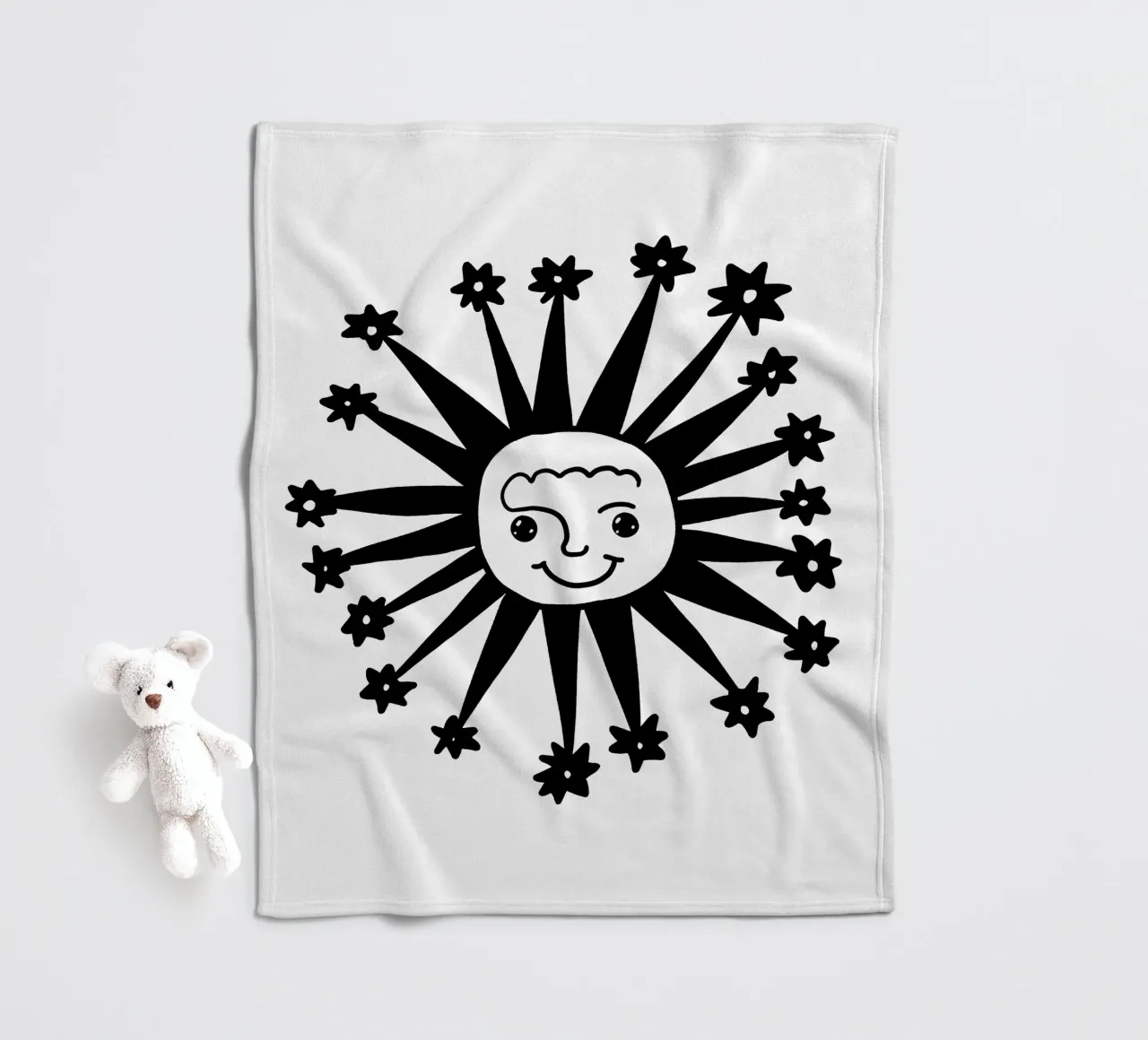 Celestial vibes coperta in pile da TijanaArtStudio88