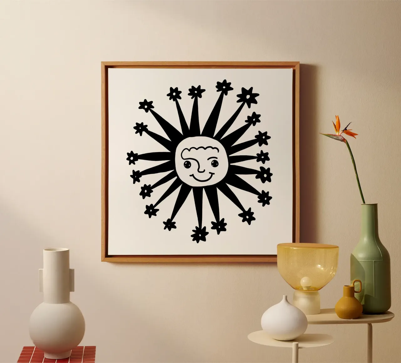 Celestial vibes canvas by TijanaArtStudio88