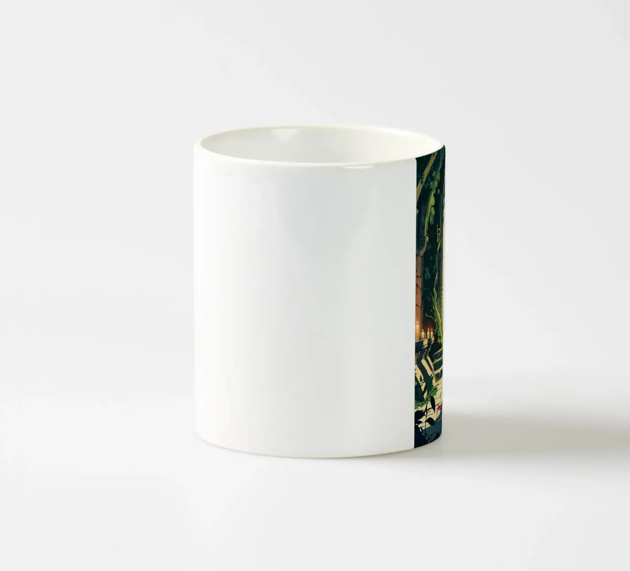 Ritter in stiller Andacht tazza in ceramica da pixelbull - medieval art and more