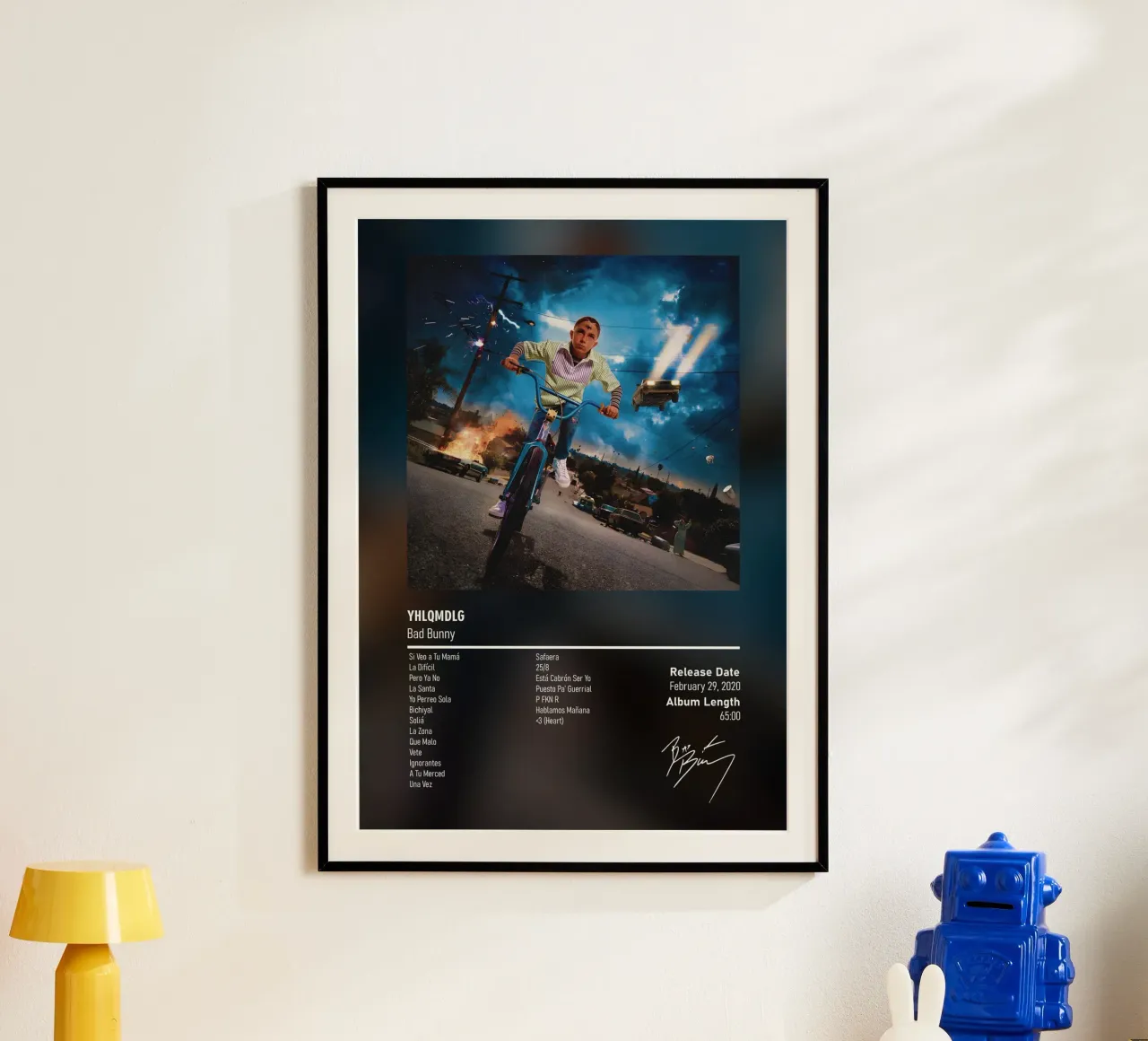 YHLQMDLG (2020) by Bad Bunny carta hahnemühle da DGUnder