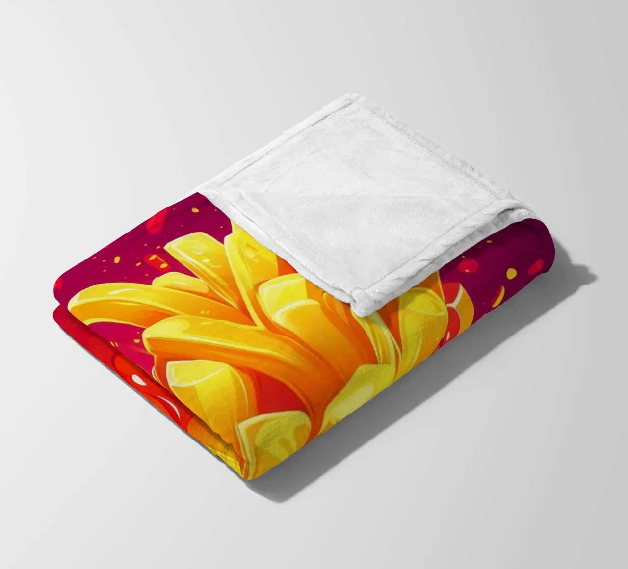 Patatine croccanti in un'esplosione coperta in pile da pixelbull - medieval art and more