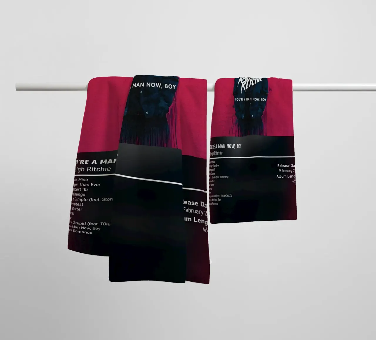 You_re a Man Now, Boy (2016) by Raleigh Ritchie asciugamano da bagno da DGUnder