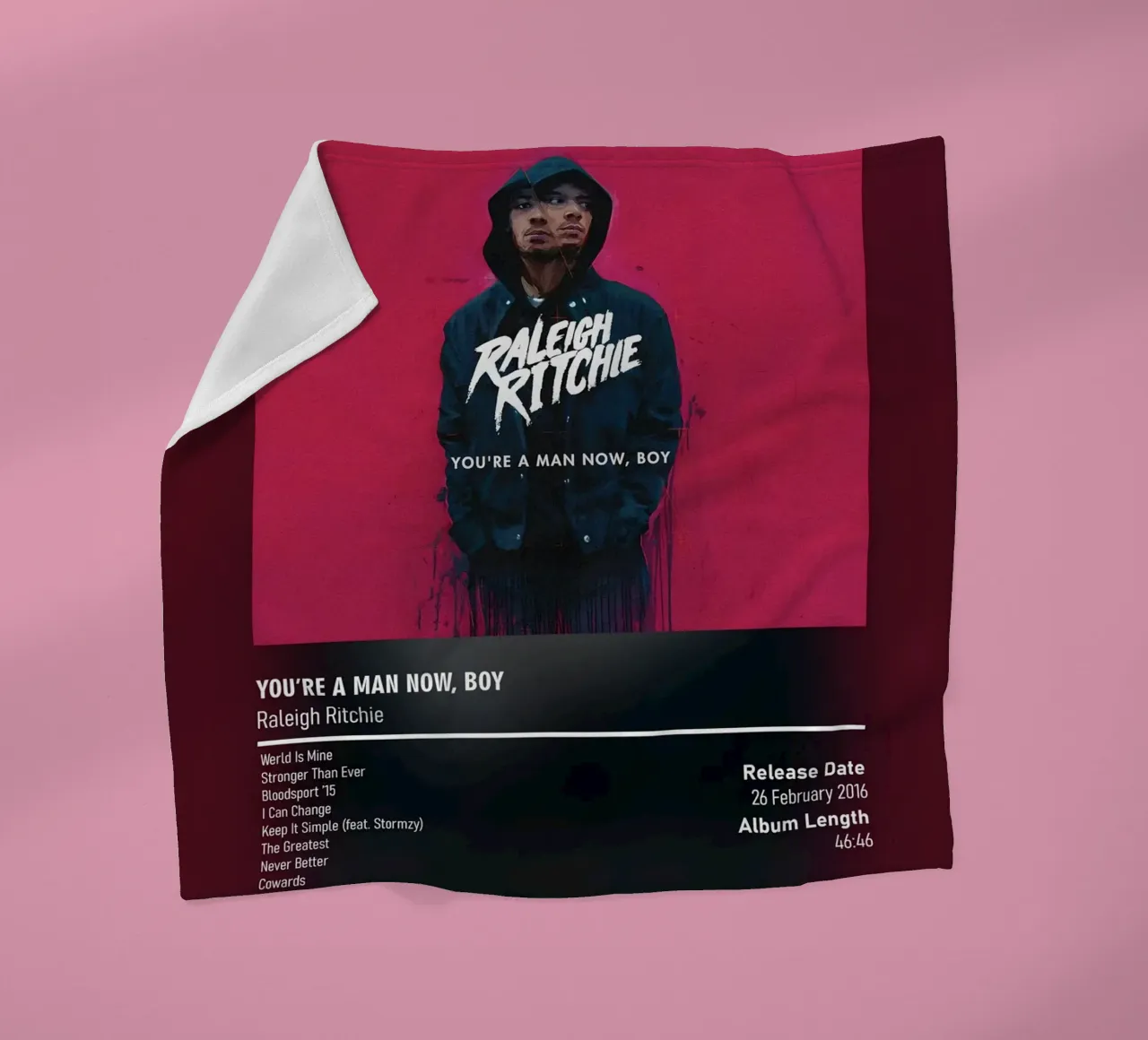 You_re a Man Now, Boy (2016) by Raleigh Ritchie coperta in pile da DGUnder