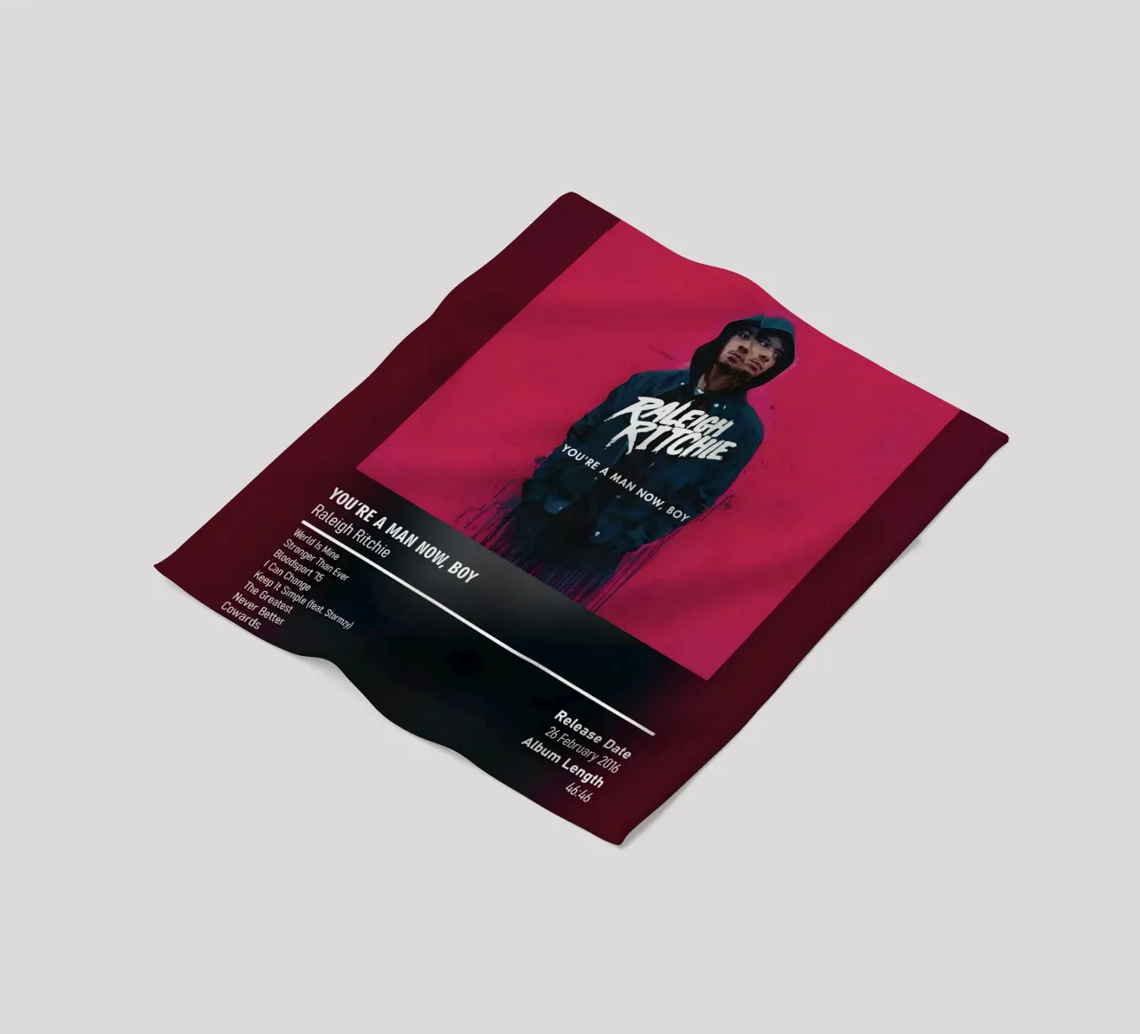 You_re a Man Now, Boy (2016) by Raleigh Ritchie coperta in pile da DGUnder