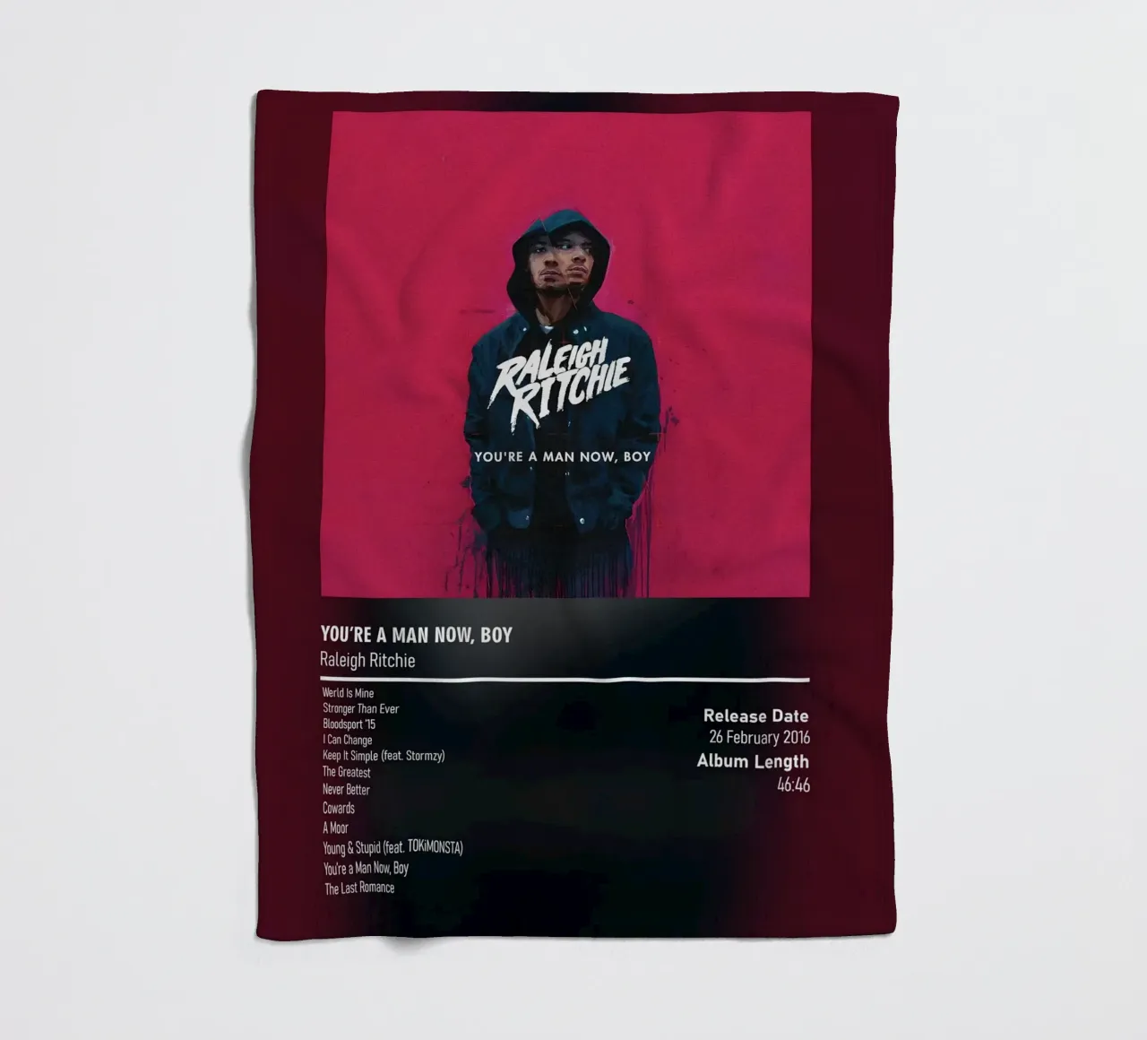 You_re a Man Now, Boy (2016) by Raleigh Ritchie coperta in pile da DGUnder