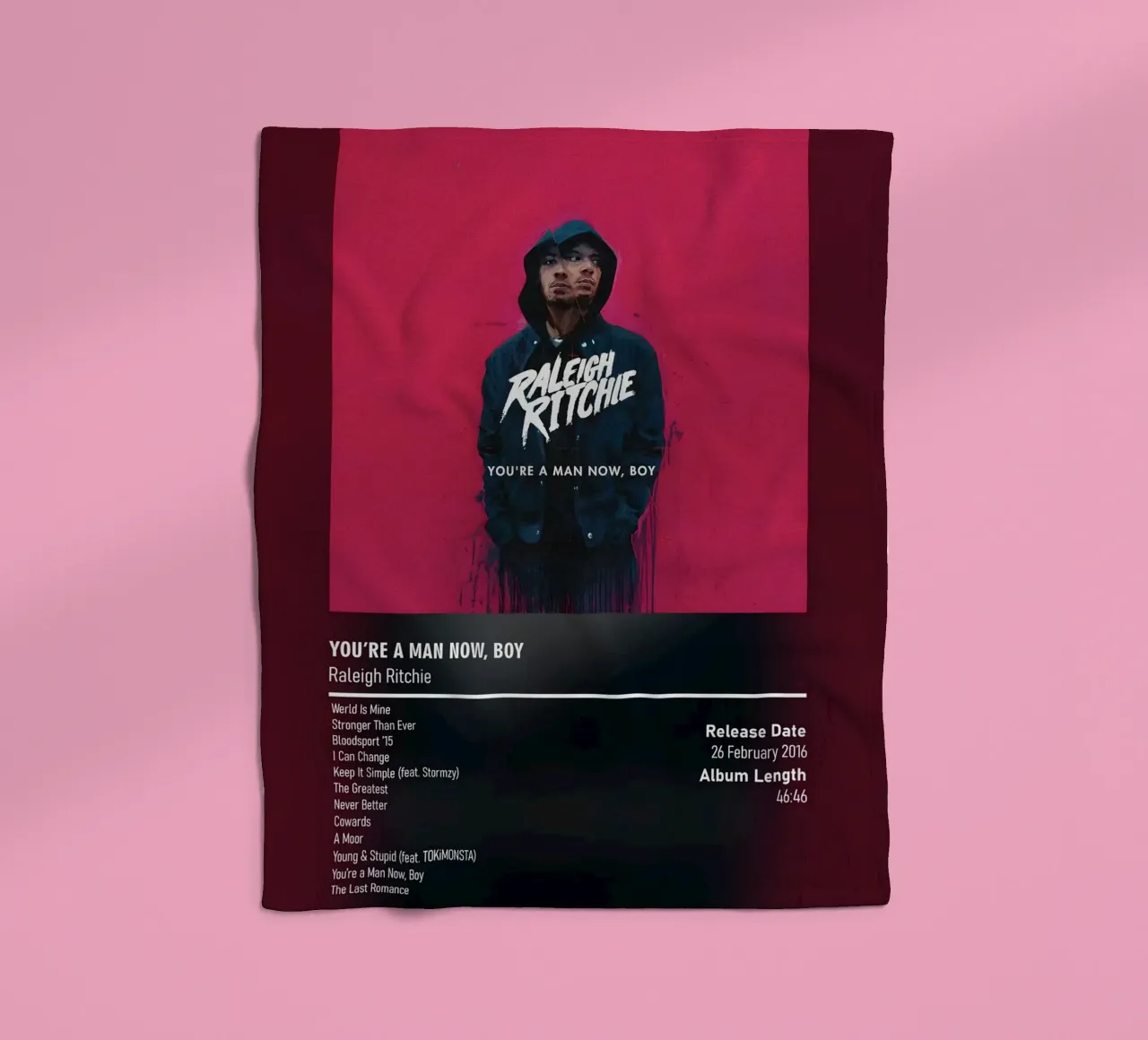 You_re a Man Now, Boy (2016) by Raleigh Ritchie coperta in pile da DGUnder