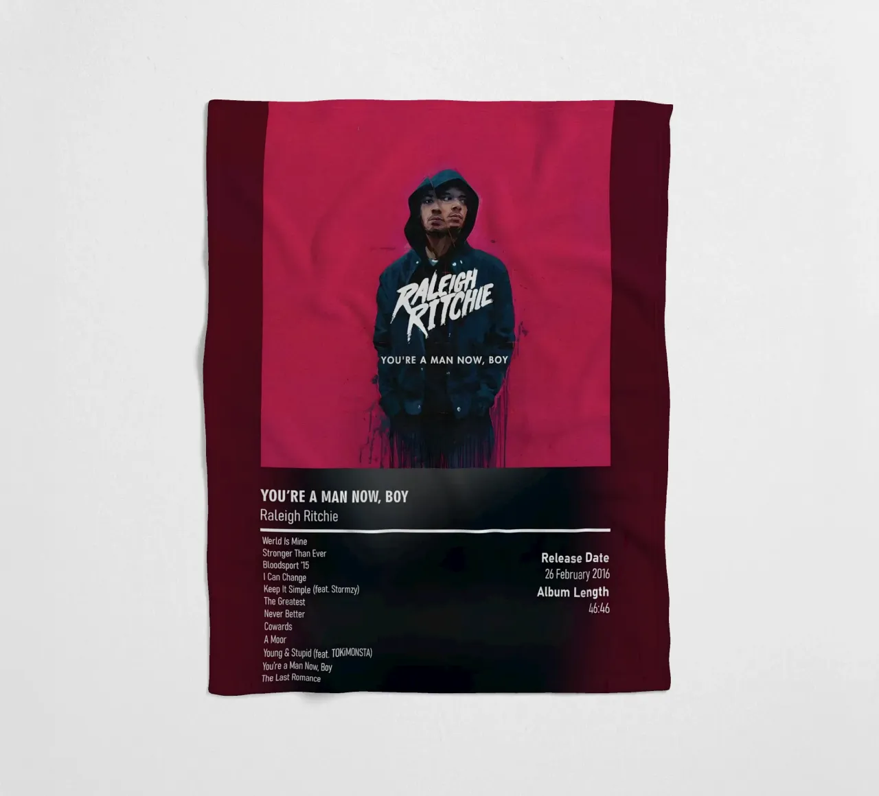 You_re a Man Now, Boy (2016) by Raleigh Ritchie coperta in pile da DGUnder