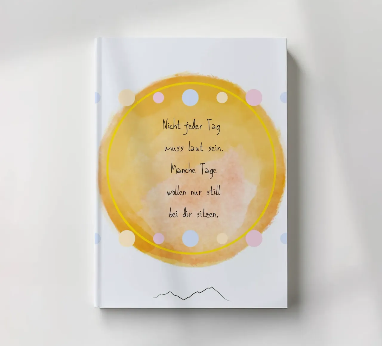 An manchen Tagen notitieboek van AESTHETIC VIBES by Isabel