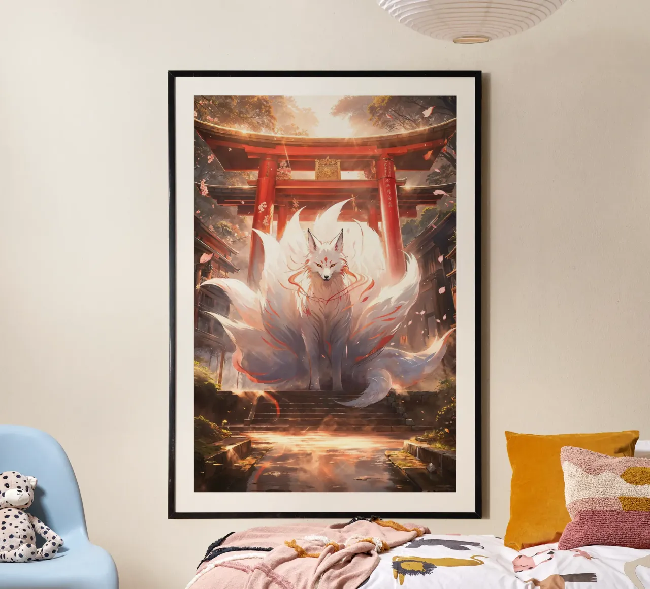 Mystic Kitsune Gateway carta hahnemühle da Pixaverse
