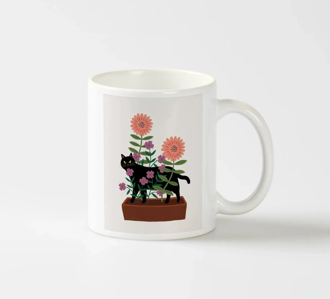Gatto nero tazza in ceramica da Kaden