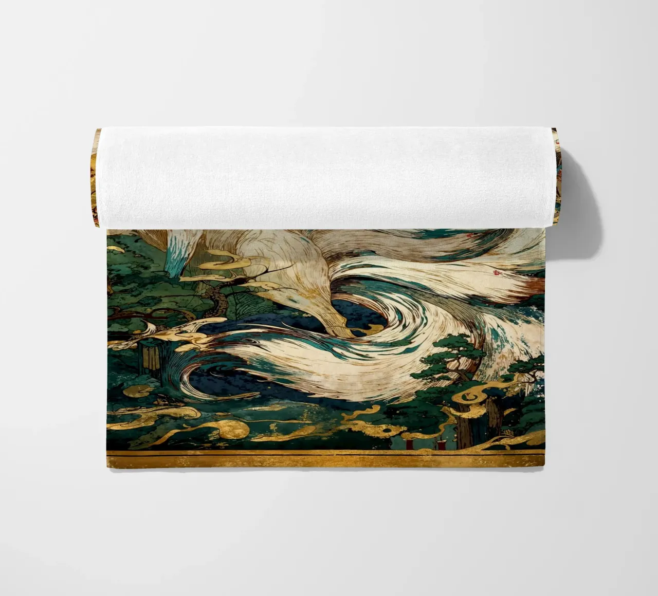 Celestial Kitsune’s Grace telo mare da Pixaverse