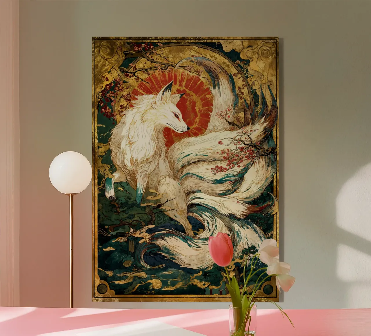 Celestial Kitsune’s Grace plexiglass da Pixaverse