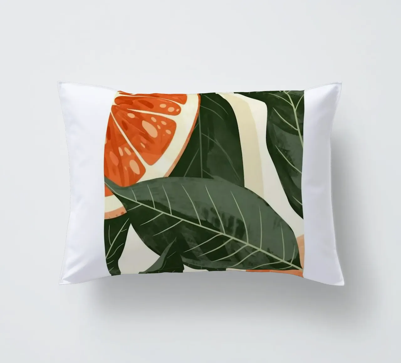 foglie di guava fette di frutta cuscino da Abigail Ellis