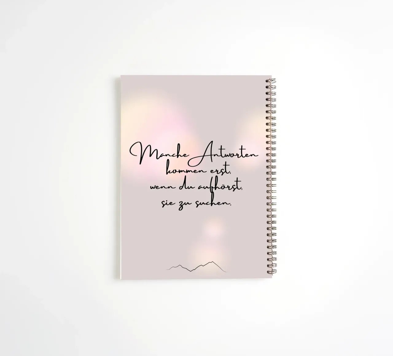 Antworten spiral notebook by AESTHETIC VIBES by Isabel