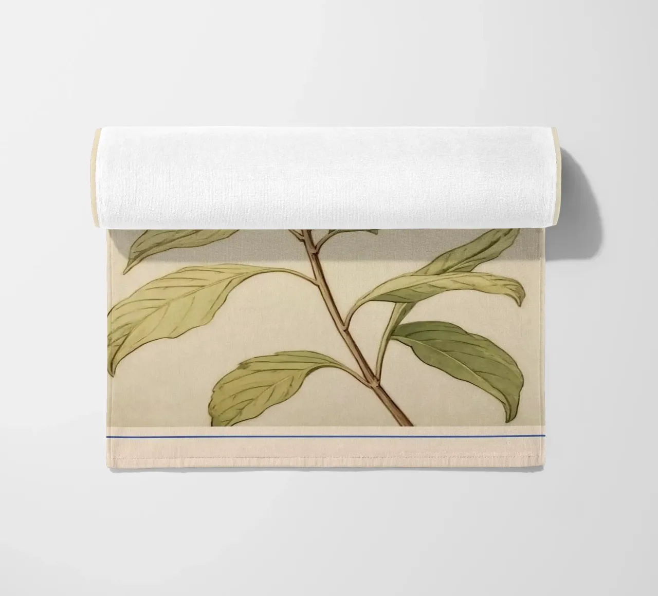 fiore lilla botanico telo mare da Abigail Ellis