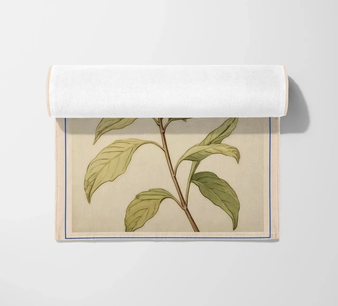 fiore lilla botanico telo mare da Abigail Ellis