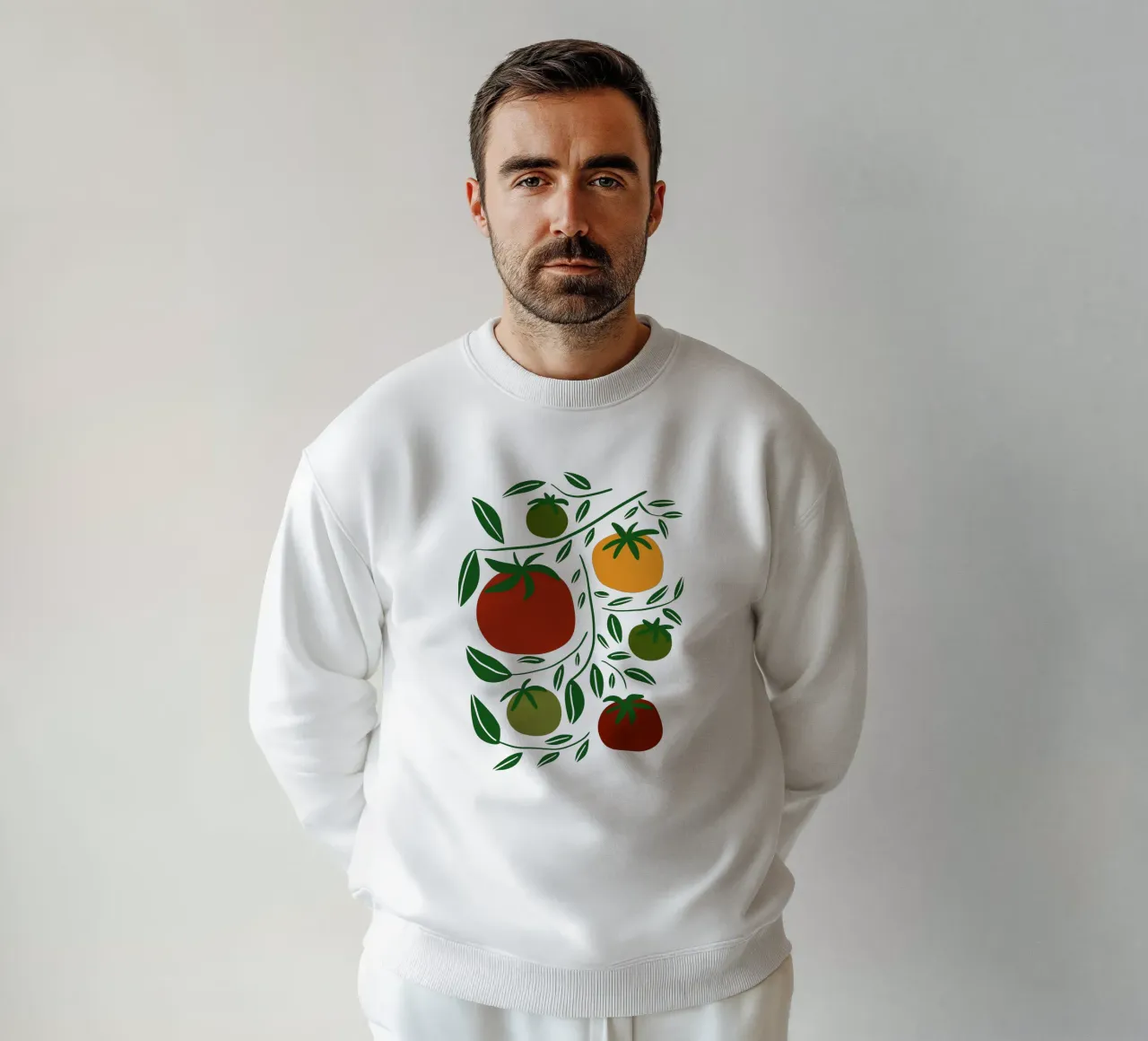 Tomato vibe felpa da TijanaArtStudio88