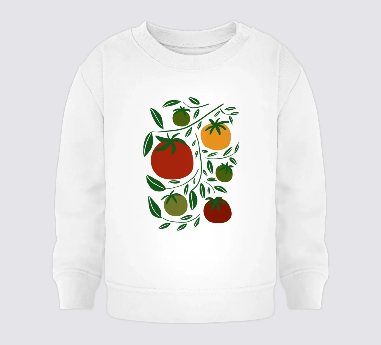 Tomato vibe felpa neonato da TijanaArtStudio88