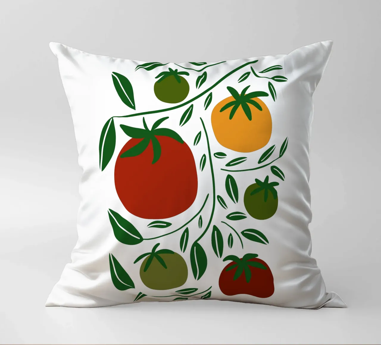Tomato vibe cuscino da TijanaArtStudio88